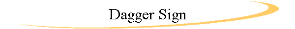 Dagger Sign